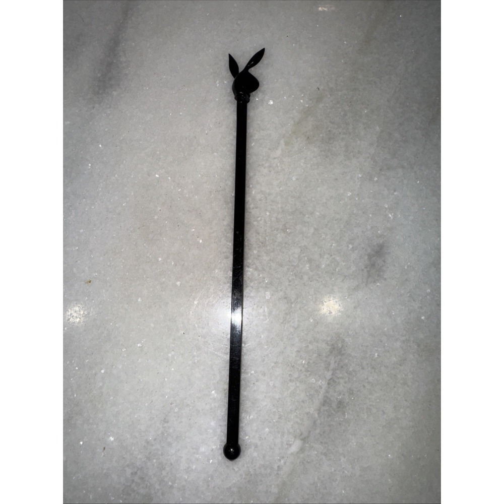 Vintage The Playboy Club‎ black Swizzle stick